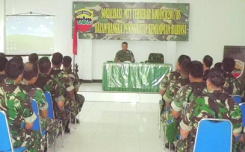 Dandim 0201/BS Tutup Sosialisasi Mobile Training Team